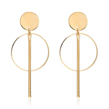 Load image into Gallery viewer, Fashion Statement Earrings 2020 Big Geometric Round Earrings For Women Hanging Dangle Earrings Drop Earing Modern Female Jewelry
