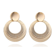 Load image into Gallery viewer, Fashion Statement Earrings 2019 Big Geometric Round Earrings For Women Hanging Dangle Earrings Drop Earing Modern Female Jewelry
