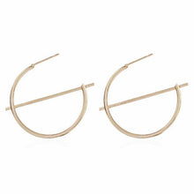Load image into Gallery viewer, Fashion Statement Earrings Metal Round Geometric Earrings For Women Hanging Dangle Earrings Drop Earing Modern Jewelry Pun
