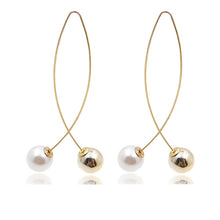 Load image into Gallery viewer, Fashion Statement Earrings Metal Round Geometric Earrings For Women Hanging Dangle Earrings Drop Earing Modern Jewelry Pun
